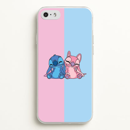 Best Friends - Pink Alien  - Angel Stitch Phone Case for iPhone 5 / 5s / SE 2016