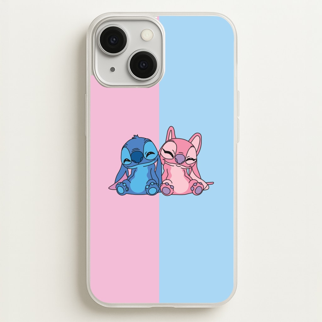 Best Friends - Pink Alien  - Angel Stitch Phone Case for iPhone 13 Mini