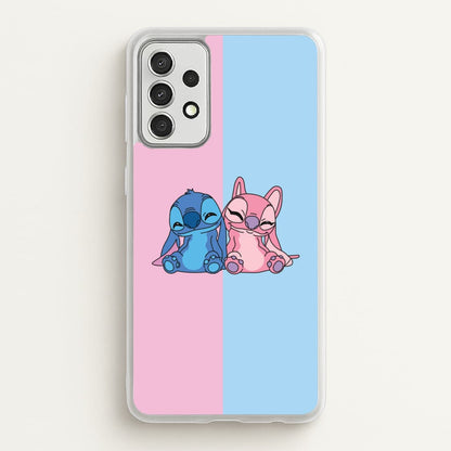 Best Friends - Pink Alien  - Angel Stitch Phone Case for Galaxy A52 / A52s