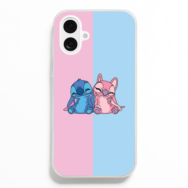 Best Friends - Pink Alien  - Angel Stitch Phone Case for iPhone 16 Plus