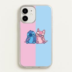Best Friends - Pink Alien  - Angel Stitch Phone Case for iPhone 12 / 12 Pro