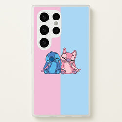 Best Friends - Pink Alien  - Angel Stitch Phone Case for Galaxy S24 Ultra