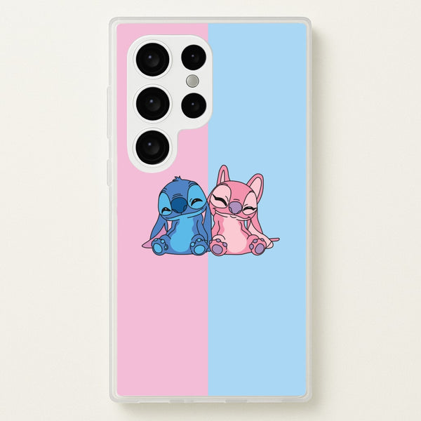 Best Friends - Pink Alien  - Angel Stitch Phone Case for Galaxy S24 Ultra
