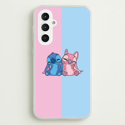 Best Friends - Pink Alien  - Angel Stitch Phone Case for Galaxy S23FE