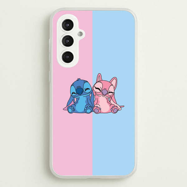 Best Friends - Pink Alien  - Angel Stitch Phone Case for Galaxy S23FE