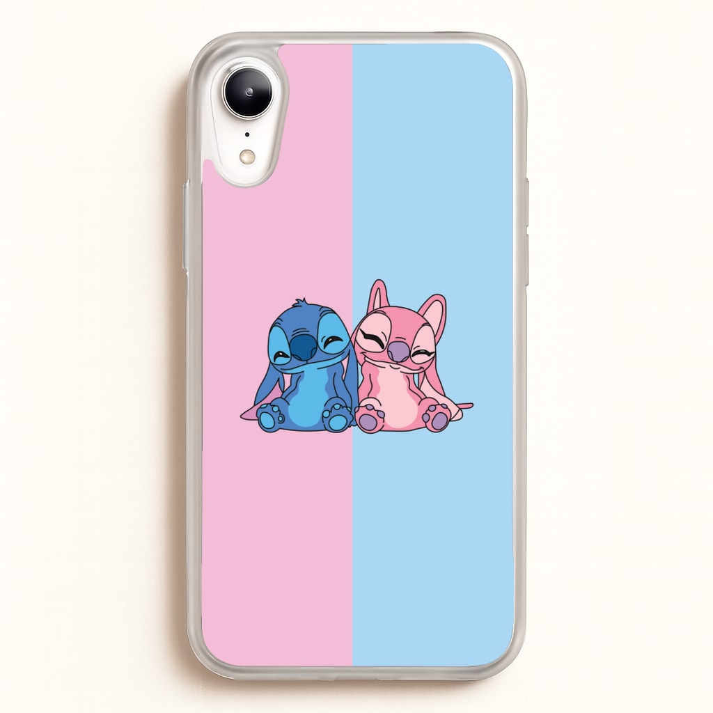 Best Friends - Pink Alien  - Angel Stitch Phone Case for iPhone XR
