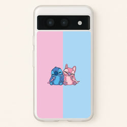 Best Friends - Pink Alien  - Angel Stitch Phone Case for Google Pixel 8a