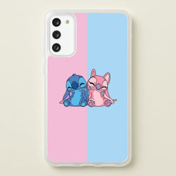 Best Friends - Pink Alien  - Angel Stitch Phone Case for Galaxy S20FE