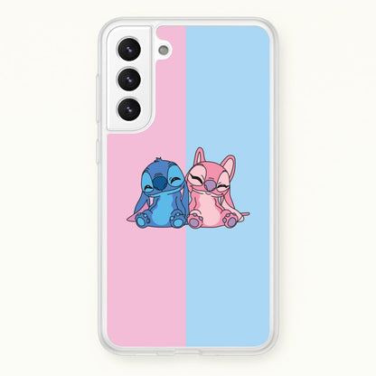 Best Friends - Pink Alien  - Angel Stitch Phone Case for Galaxy S22