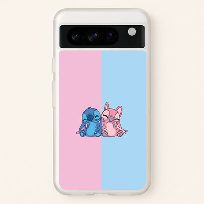 Best Friends - Pink Alien  - Angel Stitch Phone Case for Google Pixel 8 Pro