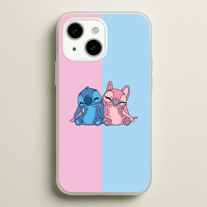 Best Friends - Pink Alien  - Angel Stitch Phone Case for iPhone 15 Plus