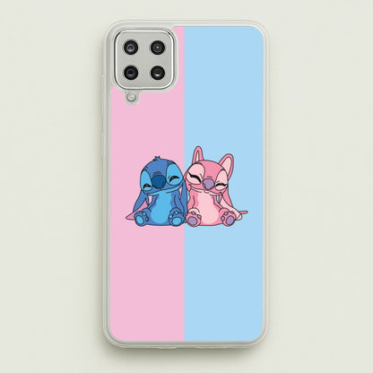 Best Friends - Pink Alien  - Angel Stitch Phone Case for Galaxy A12