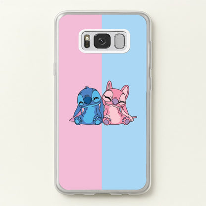 Best Friends - Pink Alien  - Angel Stitch Phone Case for Galaxy S8
