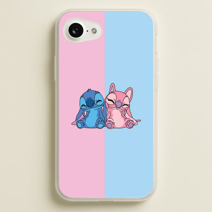 Best Friends - Pink Alien  - Angel Stitch Phone Case for iPhone 16e