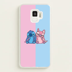 Best Friends - Pink Alien  - Angel Stitch Phone Case for Galaxy S9
