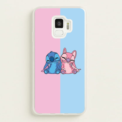 Best Friends - Pink Alien  - Angel Stitch Phone Case for Galaxy S9