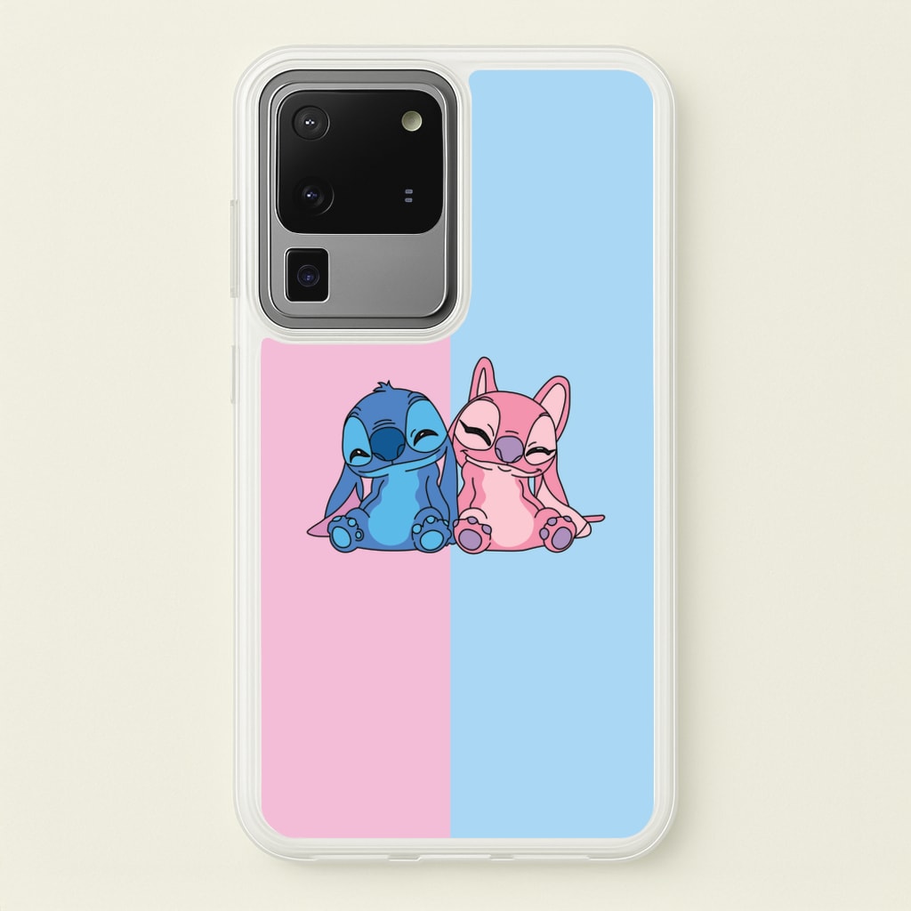 Best Friends - Pink Alien  - Angel Stitch Phone Case for Galaxy S20 Ultra