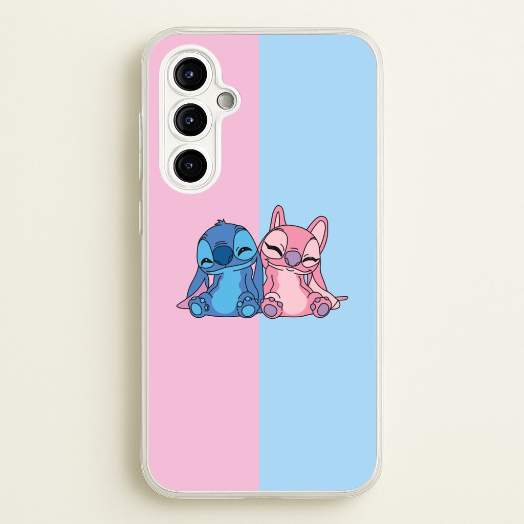 Best Friends - Pink Alien  - Angel Stitch Phone Case for Galaxy A54