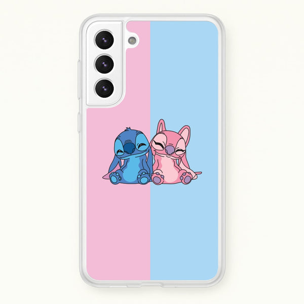 Best Friends - Pink Alien  - Angel Stitch Phone Case for Galaxy S21 Plus