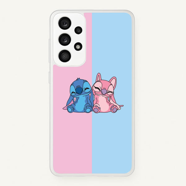 Best Friends - Pink Alien  - Angel Stitch Phone Case for Galaxy A53