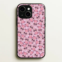 Angel Pink Alien Pattern  - Angel Stitch Phone Case for iPhone 15