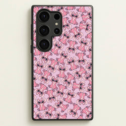Angel Pink Alien Pattern  - Angel Stitch Phone Case for Galaxy S25 Ultra