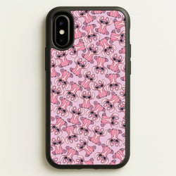 Angel Pink Alien Pattern  - Angel Stitch Phone Case for iPhone X / XS
