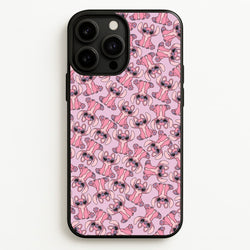 Angel Pink Alien Pattern  - Angel Stitch Phone Case for iPhone 13 Pro Max