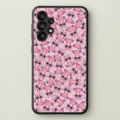 Angel Pink Alien Pattern  - Angel Stitch Phone Case for Galaxy A13