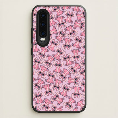 Angel Pink Alien Pattern  - Angel Stitch Phone Case for Huawei P30