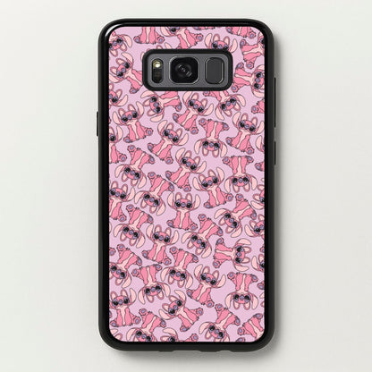 Angel Pink Alien Pattern  - Angel Stitch Phone Case for Galaxy S8 Plus