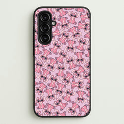 Angel Pink Alien Pattern  - Angel Stitch Phone Case for Galaxy A16