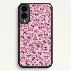 Angel Pink Alien Pattern  - Angel Stitch Phone Case for Galaxy S25 Edge