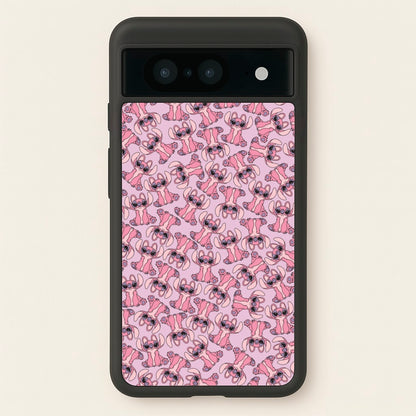 Angel Pink Alien Pattern  - Angel Stitch Phone Case for Google Pixel 8