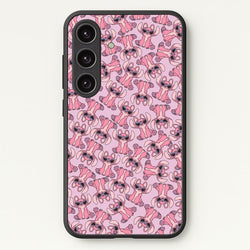 Angel Pink Alien Pattern  - Angel Stitch Phone Case for Galaxy S25