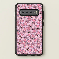 Angel Pink Alien Pattern  - Angel Stitch Phone Case for Galaxy S10