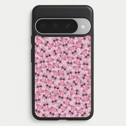 Angel Pink Alien Pattern Phone Case for Google Pixel 10 Pro XL