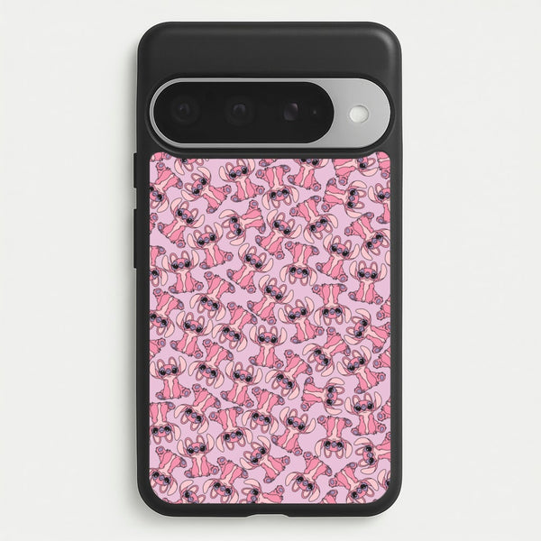 Angel Pink Alien Pattern Phone Case for Google Pixel 10 Pro XL