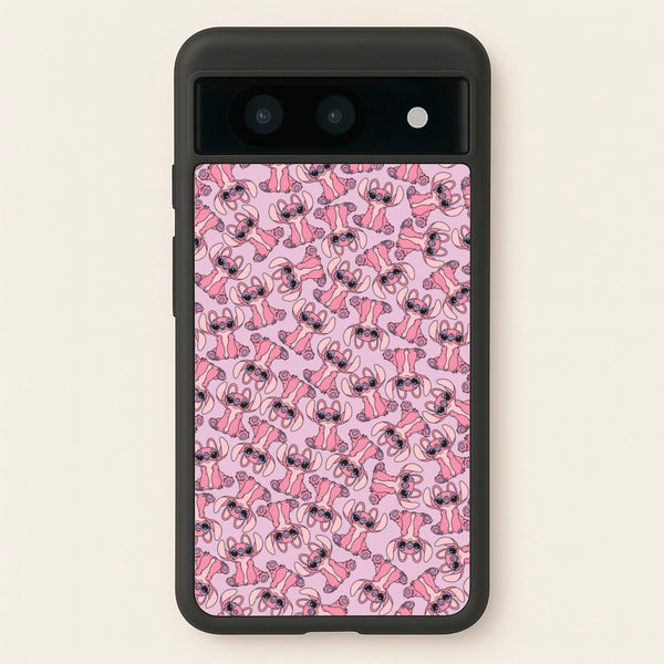 Angel Pink Alien Pattern  - Angel Stitch Phone Case for Google Pixel 8a