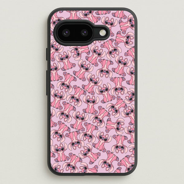 Angel Pink Alien Pattern  - Angel Stitch Phone Case for Google Pixel 9a
