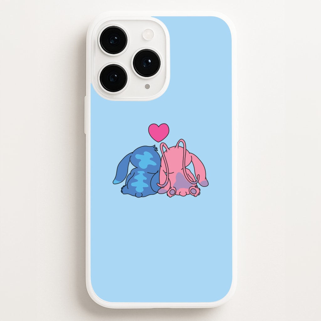 In Love - Pink Alien Phone Case