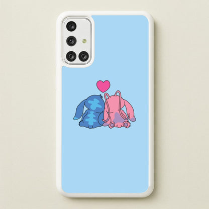 In Love - Pink Alien  - Angel Stitch Phone Case for Galaxy A71