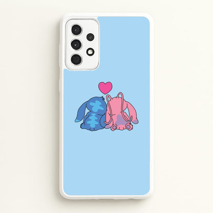 In Love - Pink Alien  - Angel Stitch Phone Case for Galaxy A52 / A52s