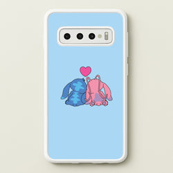 In Love - Pink Alien  - Angel Stitch Phone Case for Galaxy S10 Plus