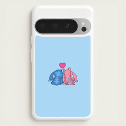 In Love - Pink Alien  - Angel Stitch Phone Case for Google Pixel 9 Pro XL