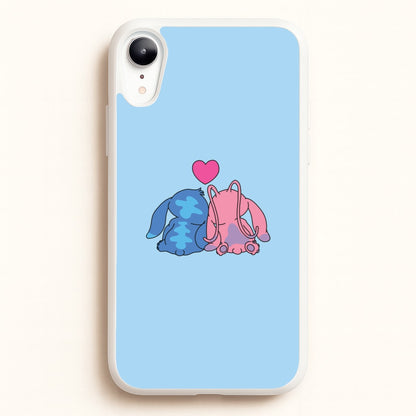 In Love - Pink Alien  - Angel Stitch Phone Case for iPhone XR