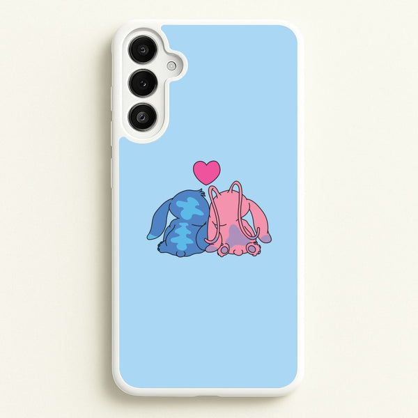 In Love - Pink Alien  - Angel Stitch Phone Case for Galaxy A34