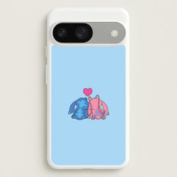In Love - Pink Alien  - Angel Stitch Phone Case for Google Pixel 9 / 9 Pro