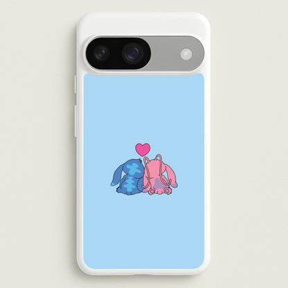 In Love - Pink Alien  - Angel Stitch Phone Case for Google Pixel 9 / 9 Pro