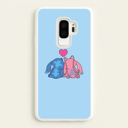 In Love - Pink Alien  - Angel Stitch Phone Case for Galaxy S9 Plus